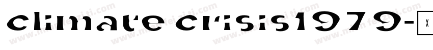 climate crisis1979字体转换
